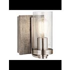 Kichler 45926CLP 1-Light Classic Pewter 75W Wall Sconce