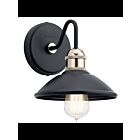 Kichler 45943BK 1-Light Black 75W Wall Sconce