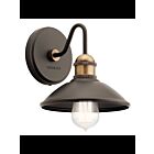Kichler 45943OZ 1-Light Olde Bronze 75W Wall Sconce
