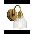 Kichler 45971NBR 1-Light Natural Brass 75W Wall Sconce