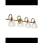 Kichler 45974NBR 4-Lights Natural Brass 75W Vanity Light
