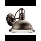 Kichler 49067OZLED 1-Light Olde Bronze 8W LED Outdoor Wall Light