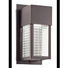 Kichler 49117AZLED 1-Light Architectural Bronze 8W LED Outdoor Wall Light