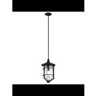 Kichler 49145DBK 1-Light Distressed Black 150W Outdoor Pendant