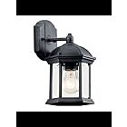 Kichler 49183BK 1-Light Black 100W Outdoor Wall Light