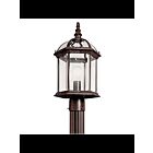 Kichler 49187TZL18 1-Light Tannery Bronze 10W LED Outdoor Post Mount