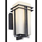 Kichler 49200BK 1-Light Black 100W Outdoor Wall Light