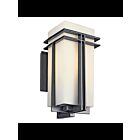 Kichler 49203BK 1-Light Black 150W Outdoor Wall Light