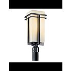 Kichler 49207BK 1-Light Black 150W Outdoor Post Mount