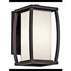 Kichler 49336AZ 1-Light Architectural Bronze 75W Outdoor Wall Light