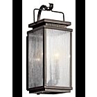 Kichler 49385OZ 2-Lights Olde Bronze 60W Outdoor Wall Light