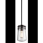 Kichler 49447AZ 1-Light Architectural Bronze 100W Outdoor Pendant
