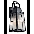 Kichler 49553BKT 1-Light Textured Black 100W Outdoor Wall Light