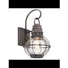 Kichler 49628WZC 1-Light Weathered Zinc 100W Outdoor Wall Light