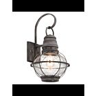 Kichler 49629WZC 1-Light Weathered Zinc 100W Outdoor Wall Light