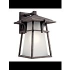 Kichler 49723WZCL18 1-Light Weathered Zinc 10W LED Outdoor Wall Light