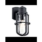Kichler 49858BKT 1-Light Textured Black 100W Outdoor Wall Light