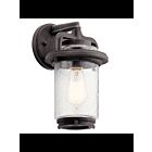 Kichler 49864WZC 1-Light Weathered Zinc 75W Outdoor Wall Light