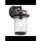 Kichler 49865WZC 1-Light Weathered Zinc 100W Outdoor Wall Light
