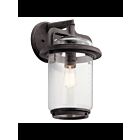 Kichler 49866WZC 1-Light Weathered Zinc 150W Outdoor Wall Light
