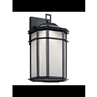 Kichler 49899BKLED 1-Light Black 8W LED Outdoor Wall Light