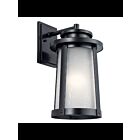 Kichler 49919BK 1-Light Black 100W Outdoor Wall Light