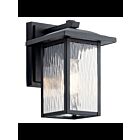 Kichler 49924BKT 1-Light Textured Black 60W Outdoor Wall Light
