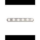 Kichler 5018NI 6-Lights Brushed Nickel 60W Vanity Light