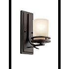 Kichler 5076OZ 1-Light Olde Bronze 100W Vanity Light