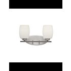 Kichler 5097NI 2-Lights Brushed Nickel 100W Vanity Light