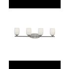Kichler 5099NIL18 4-Lights Brushed Nickel 10W LED Vanity Light