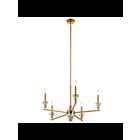 Kichler 52001FXG 5-Lights Fox Gold 60W 1-Tier Chandelier