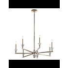 Kichler 52002PN 7-Lights Polished Nickel 60W 1-Tier Chandelier
