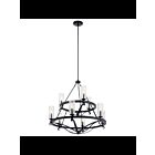 Kichler 52011BK 10-Lights Black 60W 2-Tier Chandelier