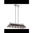 Kichler 52037CLP 5-Lights Classic Pewter 75W Linear Chandelier