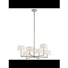 Kichler 52052PN 6-Lights Polished Nickel 60W 1-Tier Chandelier