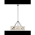 Kichler 52078WWW 6-Lights White Washed Wood 60W Oval Chandelier
