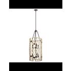 Kichler 52079WWW 6-Lights White Washed Wood 60W Foyer Chandelier