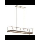 Kichler 52091DAG 5-Lights Distressed Antique Gray 75W Linear Chandelier