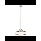 Kichler 52125CLP 3-Lights Classic Pewter 75W Drum Pendant