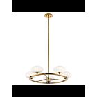Kichler 52223FXG 6-Lights Fox Gold 50W 1-Tier Chandelier
