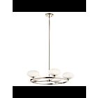 Kichler 52223PN 6-Lights Polished Nickel 50W 1-Tier Chandelier