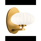 Kichler 52229FXG 1-Light Fox Gold 50W Wall Sconce