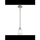 Kichler 52235NI 1-Light Brushed Nickel 75W Mini Pendant