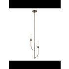 Kichler 52258CLP 2-Lights Classic Pewter 75W Pendant