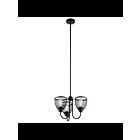 Kichler 52268BK 3-Lights Black 75W 1-Tier Chandelier