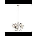 Kichler 52269NI 5-Lights Brushed Nickel 75W 1-Tier Chandelier