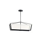 Kichler 52293BKLED Black 50W LED Linear Chandelier