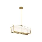 Kichler 52293CGLED Champagne Gold 50W LED Linear Chandelier