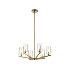 Kichler 52314BNB 6-Lights Brushed Natural Brass 60W 1-Tier Chandelier